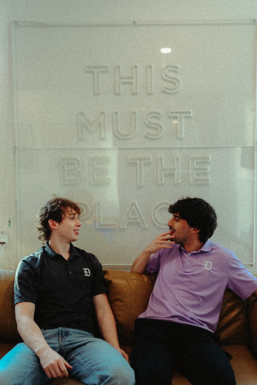 Donavelli co-founders Jackson Fay and Daniel Molnar sitting together